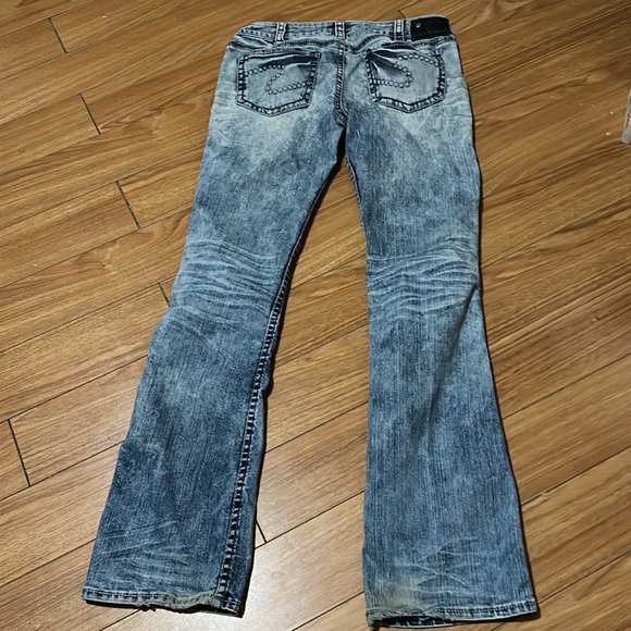 Silver Jeans Acid Wash Size 30/33 - Picture 5 of 11